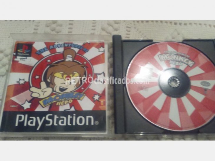 MONKEY HERO PSX PLAYSTATION VENDIDO 2