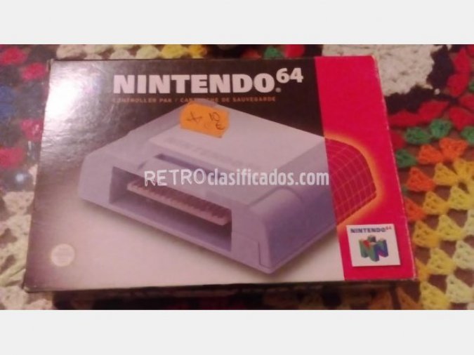 CONTROLLER PAK NINTENDO 64 NUEVO