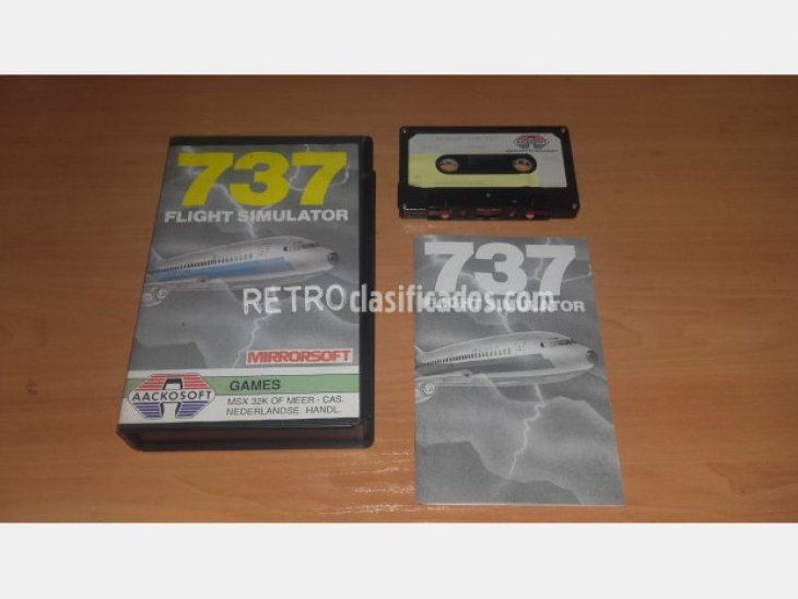 MSX - 737 FLIGHT SIMULATOR(CAJA GORDA)