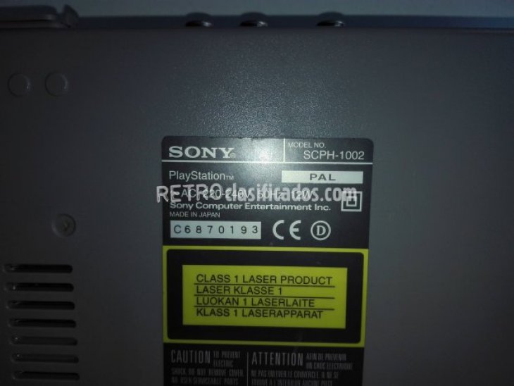 SONY PLAYSTATION SCPH-1002 4