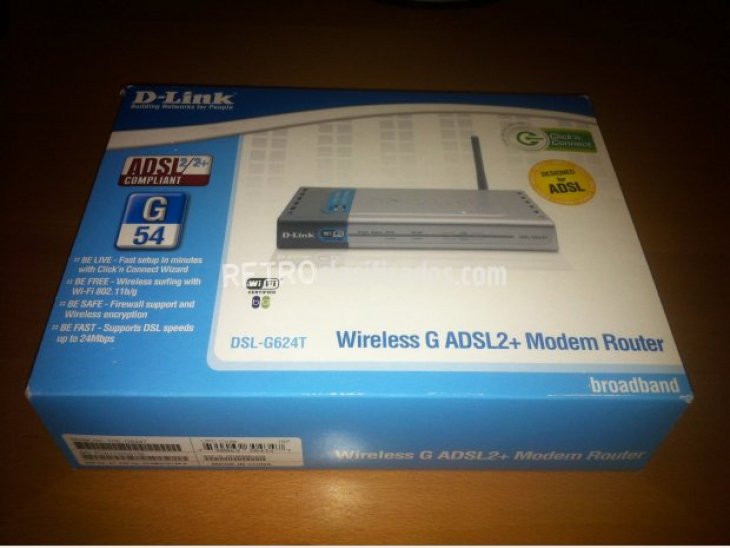 Modem router wireless D-Link DSL-G624T 6