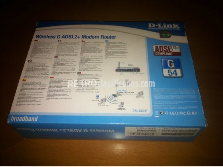 Modem router wireless D-Link DSL-G624T 7