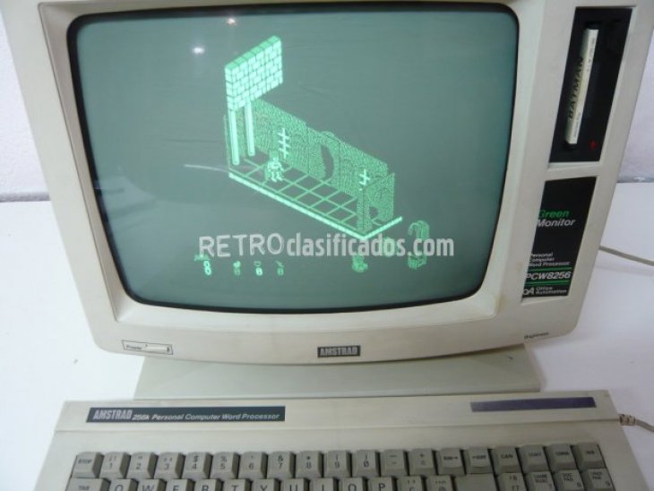 Amstrad PCW 8256 - Monitor y teclado 2