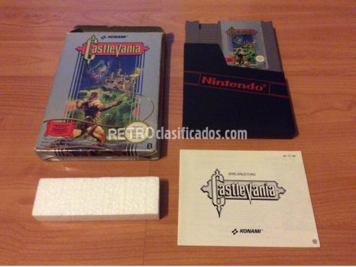Castlevania juego original Nintendo NES 1