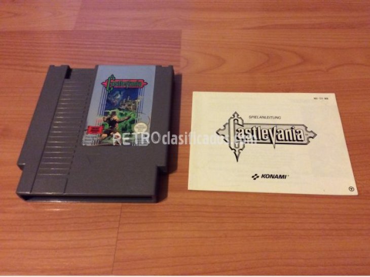 Castlevania juego original Nintendo NES 2