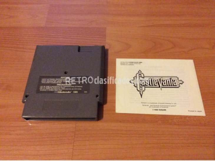 Castlevania juego original Nintendo NES 3