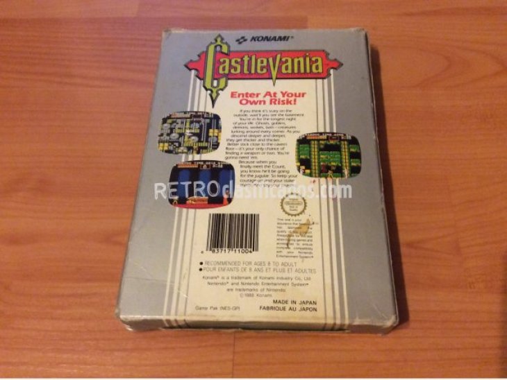 Castlevania juego original Nintendo NES 5