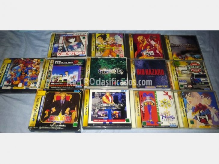 sega saturn blanca japonesa completa 3