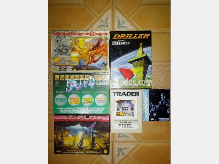 Pack Juegos Commodore Caja de carton