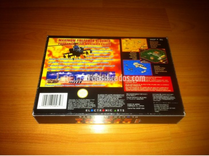 Desert Strike juego original SNES 5