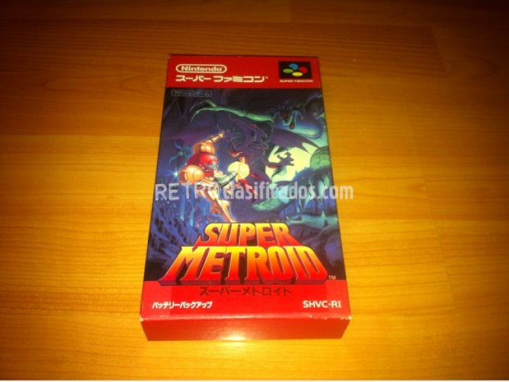 Super Metroid juego original SNES 4