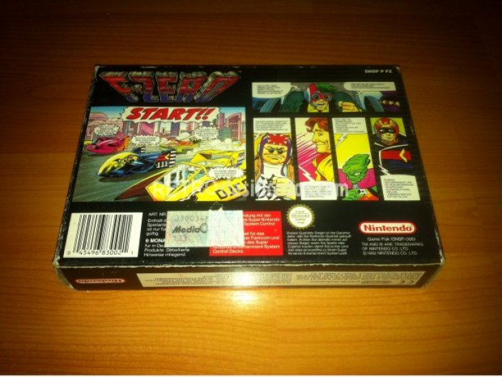 F-Zero juego original Super Nintendo 5