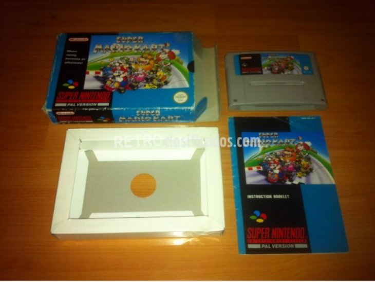 Super Mario Kart juego original SNES 1
