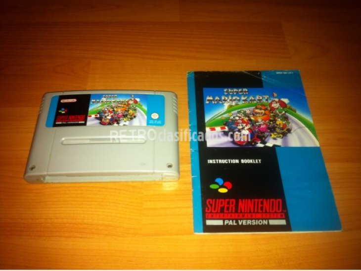 Super Mario Kart juego original SNES 2
