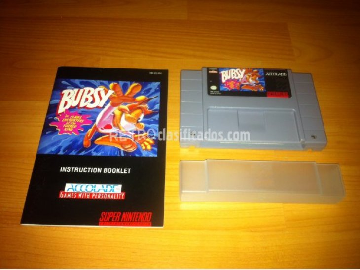Bubsy Juego original Super Nintendo 2