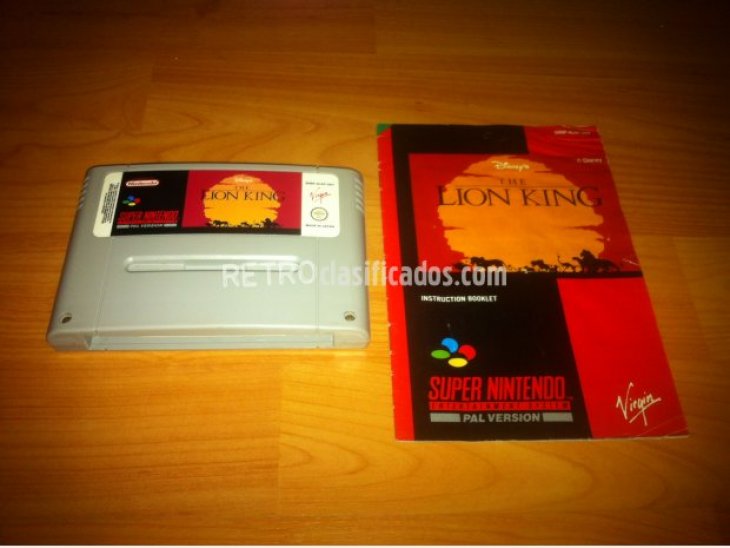 The Lion King juego original SNES 2