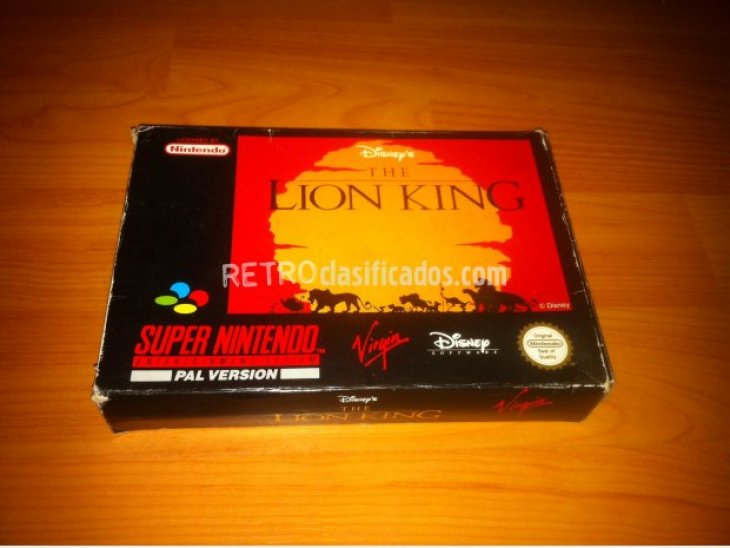 The Lion King juego original SNES 4