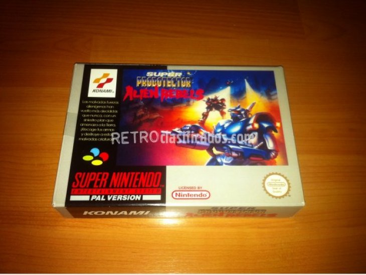 Super Probotector juego original SNES 3