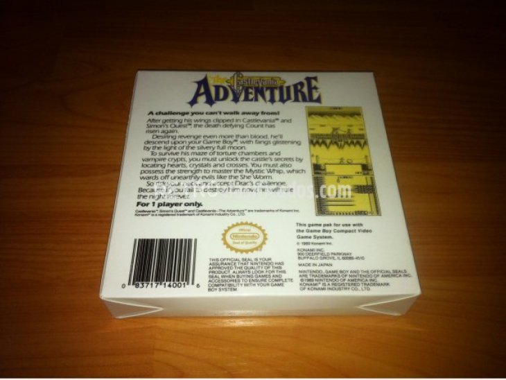 Castlevania The Adventure Game Boy 4