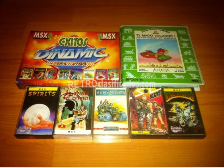 JUEGOS ORIGINALES EN CINTA MSX 1