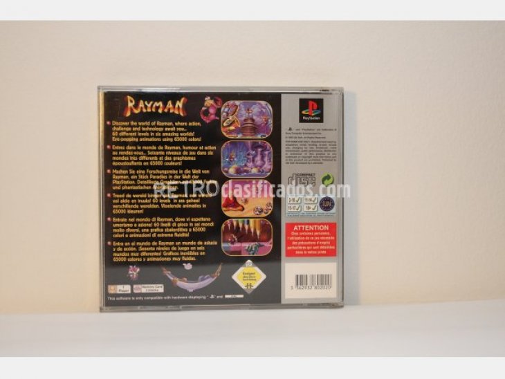 Rayman platinum Ps1 4