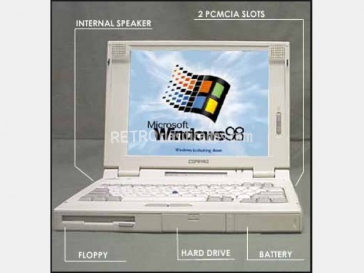 Ordenador del 1995 Compaq LTE5250 1