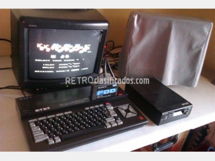 Sistema MSX1 Sony HB75P con floppy 3