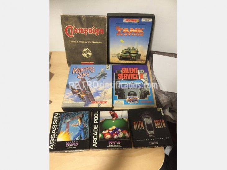Lote 7 juegos Amiga 2