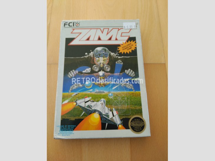 Juego Nintendo Zanac NES FCI Pony 1