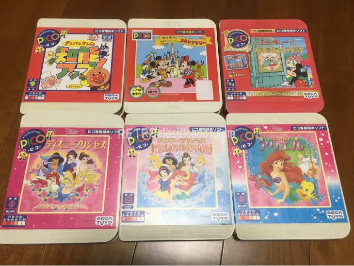 Lote de seis juegos para Sega Pico 1