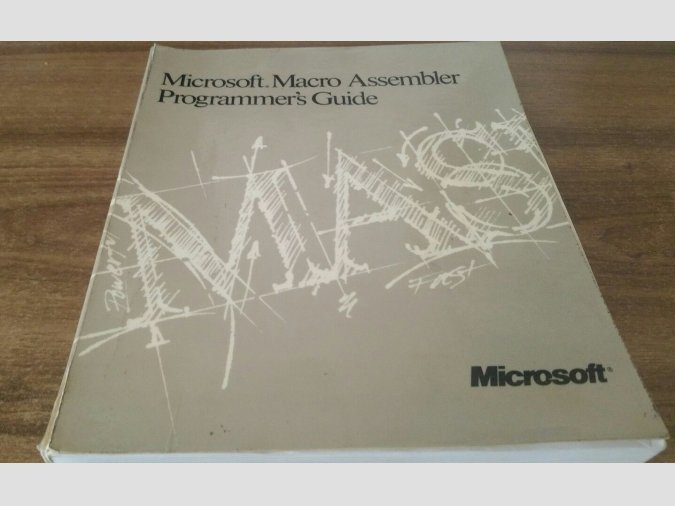 Manuales de rogramación Microsoft Assembler MASN 6.0