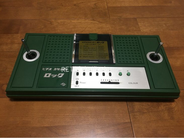 consola japonesa de 1977 Video Cassetti Rokku 1