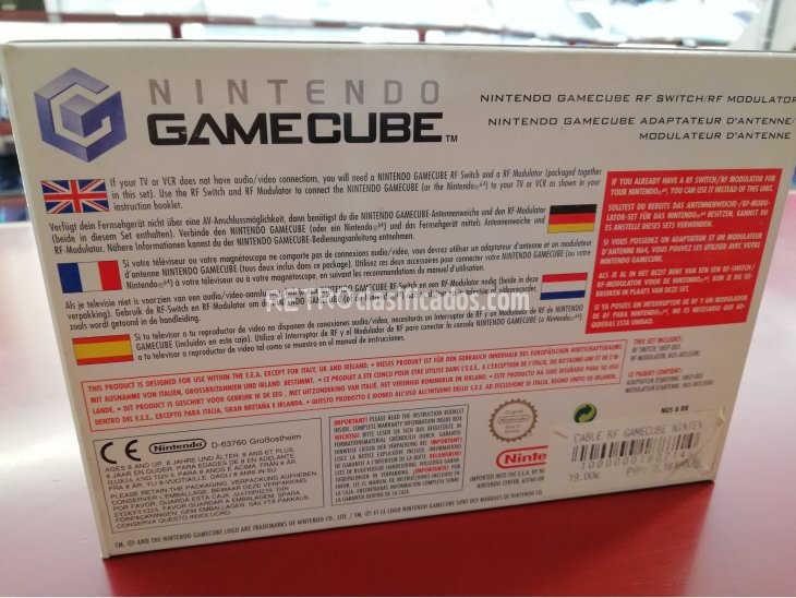 ADAPTADOR ANTENA GAMECUBE NINTENDO 2