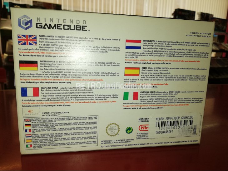 MODEM ADAPTADOR GAMECUBE NINTENDO (NUEVO) 2