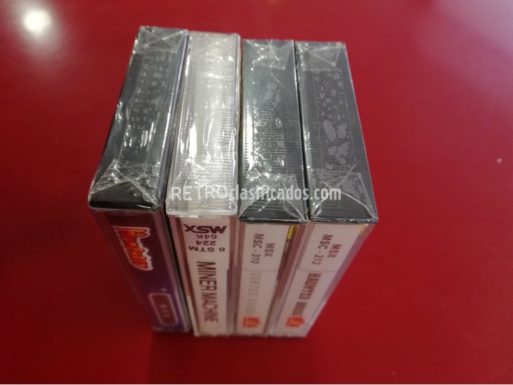 PACK JUEGOS MSX HAUNTED+VORTEX+MINER+HUMPHREY 3