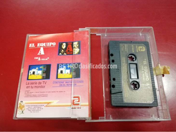 JUEGO 2ª MANO EL EQUIPO A MSX 2