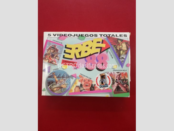 PACK ERBE 5 VIDEOJUEGOS PARA MSX 2