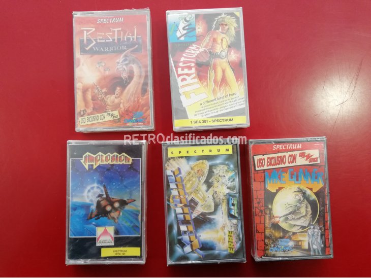 PACK 5 JUEGOS SPECTRUM NUEVOS PRECINTADOS 1