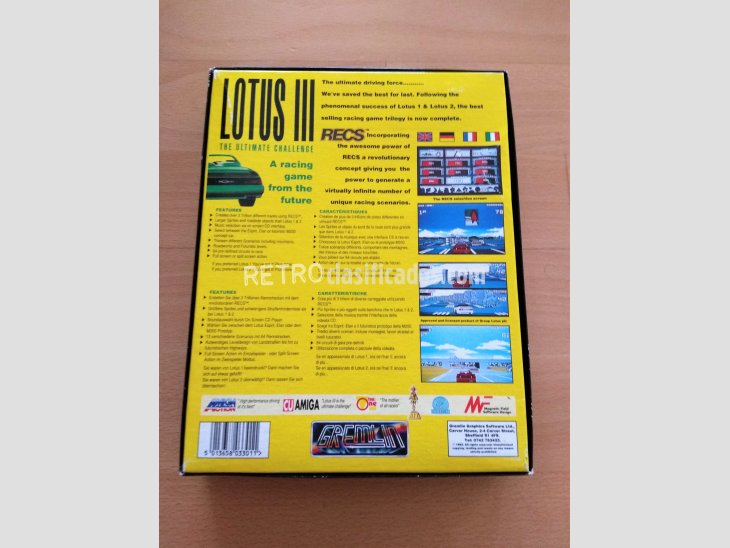 Juego Commodore Amiga Lotus III 2