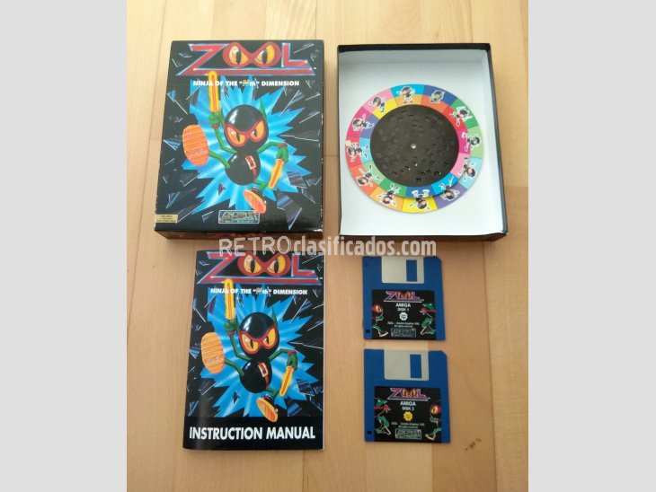 Juego Commodore Amiga Zool 3