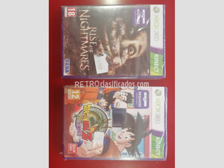 PACK 2 JUEGOS NUEVOS PARA KINETIC XBOX 360 1