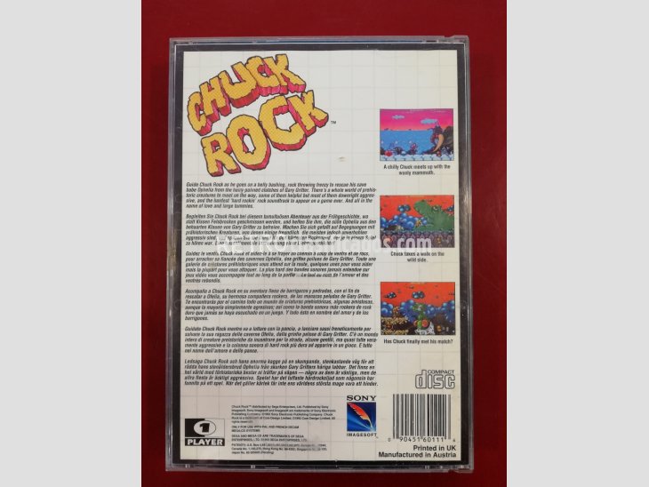 JUEGO PARA SEGA MEGA-CD CHUCK ROCK 3