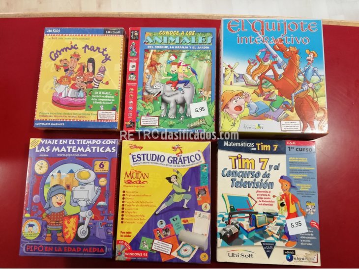 JUEGOS PRECINTADOS PC INFANTILES 2