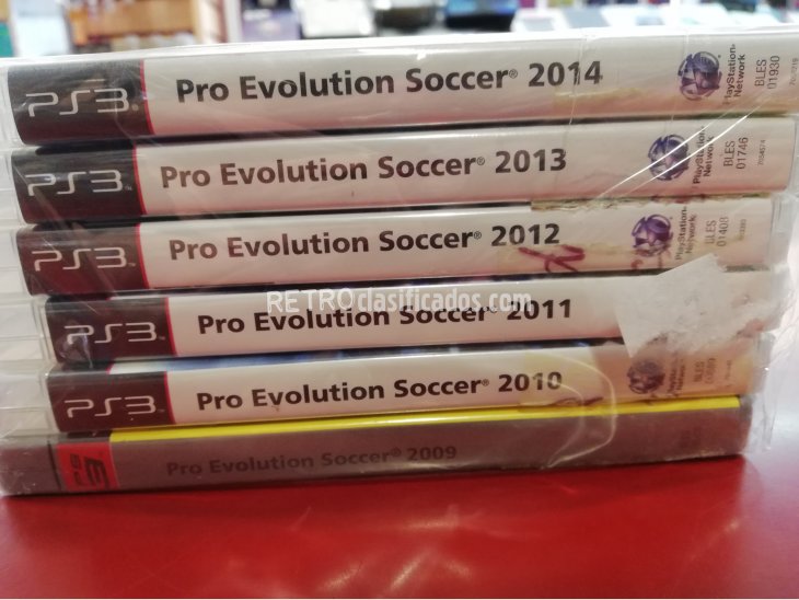 PACK PRO EVOLUTION 2009/2010/2011/2012/2013/2014 PRECINTADOS 2