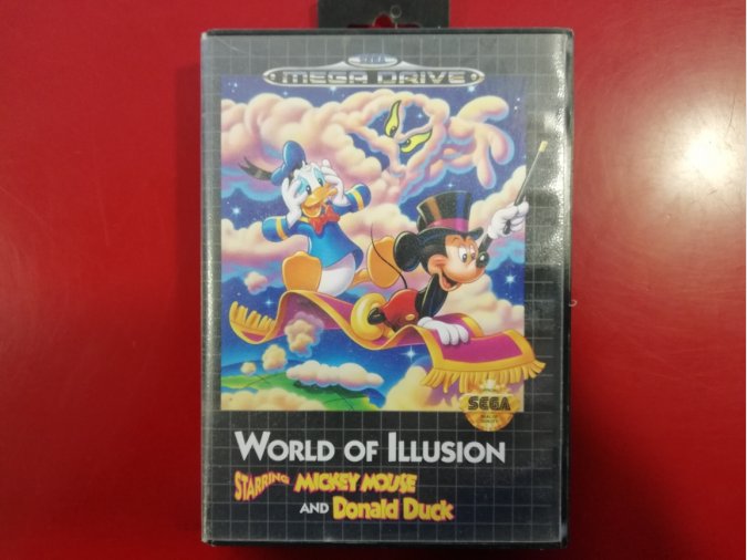 JUEGO MEGA DRIVE WORLD OF ILLUSION MICKEY MOUSE AND DONALD