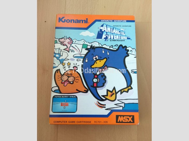Juego MSX Antarctic Adventure Konami 1984 RC701 1