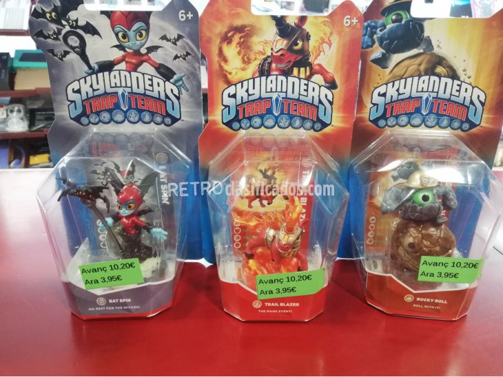 PACK SKYLANDERS TRAP TEAM+MUÑECOS WII U NUEVO 3