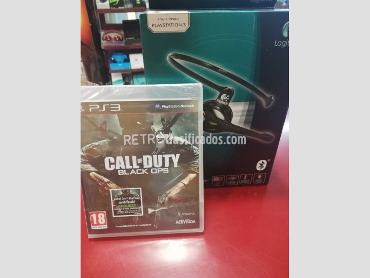 MICRO LOGITECH CORDLESS VANTAGE+JUEGO CALL OF DUTY BLACK 1