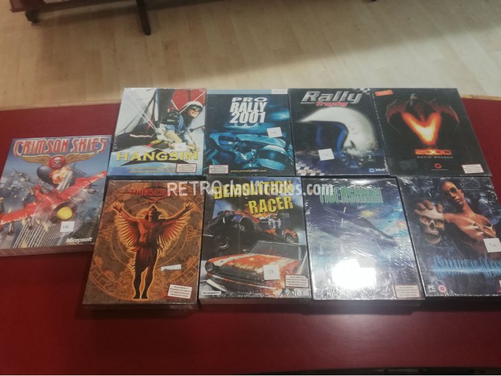 PACK 9 JUEGOS PC WIN.95/98 PRECINTADOS