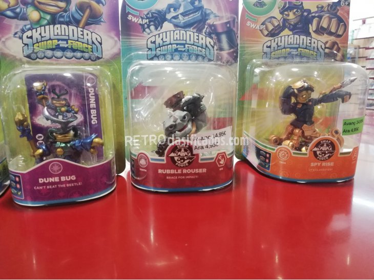 PACK 6 MUÑECOS SKYLANDER SWAP FORCE NUEVOS 2